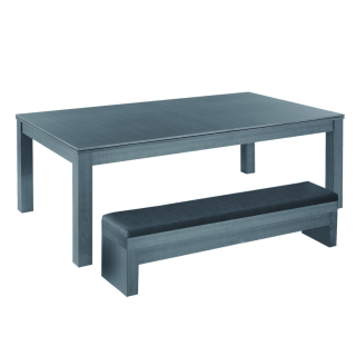 Cassapanca per biliardo Miami in rovere grigio Garlando