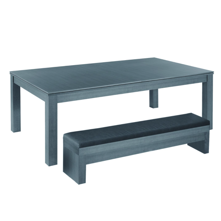 Cassapanca per biliardo Miami in rovere grigio Garlando