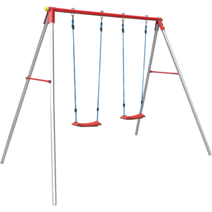 Candy 2 Plus double swing with two Garlando tablet seats