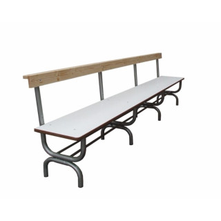 Courtside bench for basketball athletes and reserves measuring 3 metres