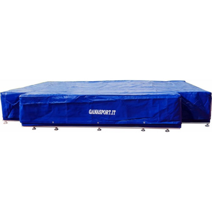 Rainproof cover for high jump landing area