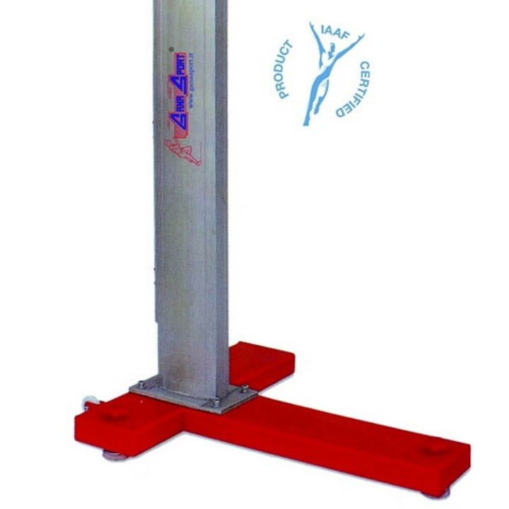 Pair of Olympic high jump stands, IAAF approved