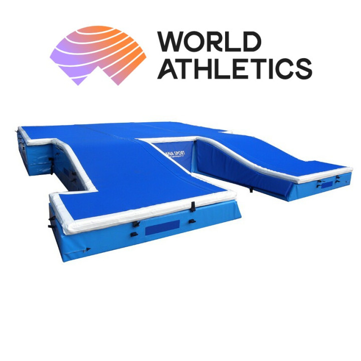 Area di Caduta Salto con l’Asta Materassina Anti Chiodi | Omologata World Athletics