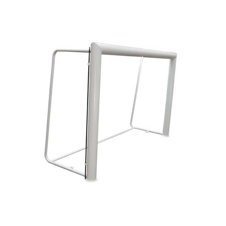 Pair of mini football and street soccer goals 150x100 cm in steel