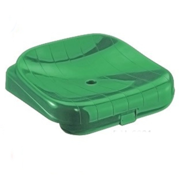 Monobloc seat for grandstand without backrest, Class 1 fireproof