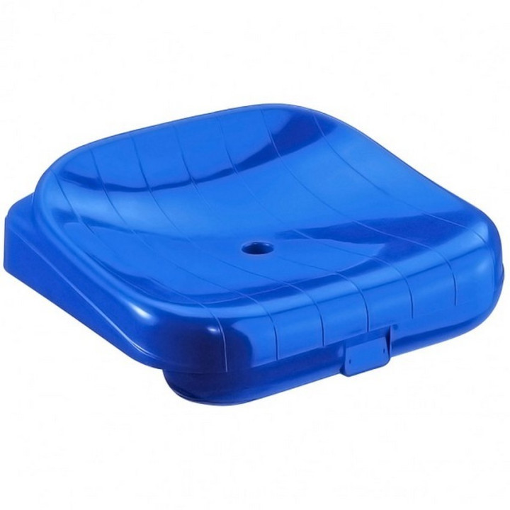 Monobloc seat for grandstand without backrest, Class 1 fireproof