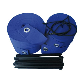 Signage kit for regulating beach soccer field delimitation