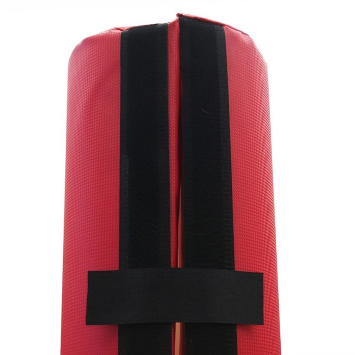 Safety guards for single-pole volleyball and beach volleyball facilities