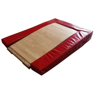 Accident prevention protection for Reuther trampoline