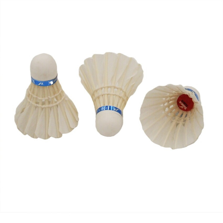 Feather Badminton shuttlecocks - pack of 10 pieces