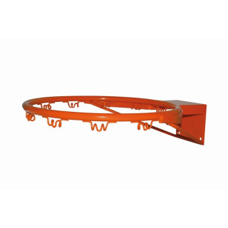 Regulation basketball hoop in reinforced steel