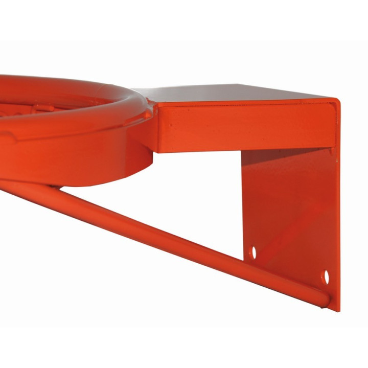 Regulation basketball hoop in reinforced steel