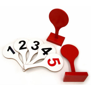 Set di palette per Giudici Basket 5+2 per falli singoli e di Squadra