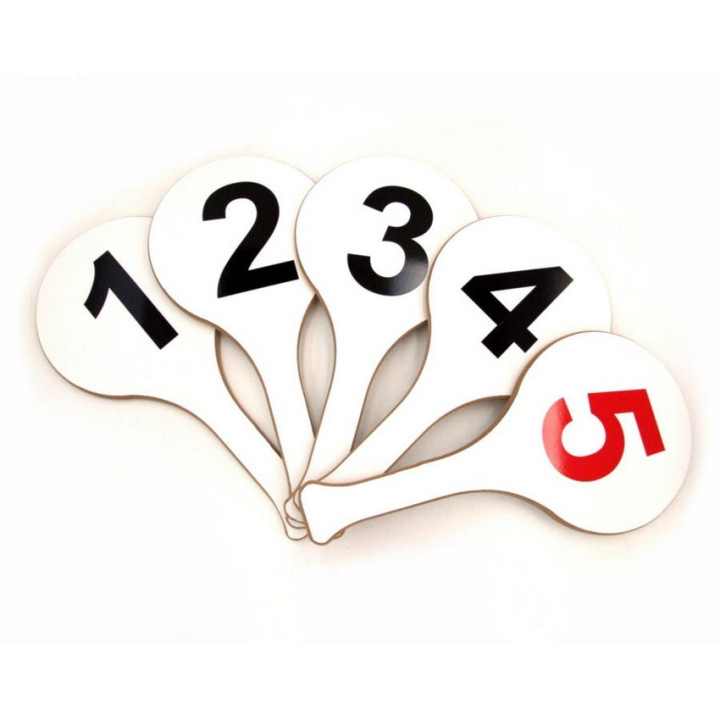 Set di palette per Giudici Basket 5+2 per falli singoli e di Squadra