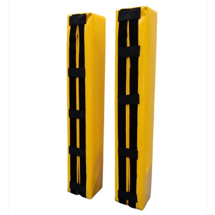 Kit di protezioni antinfortunistica per pali impianto Padel e Porte campo da Gioco - Testate UNI-EN 913:2009