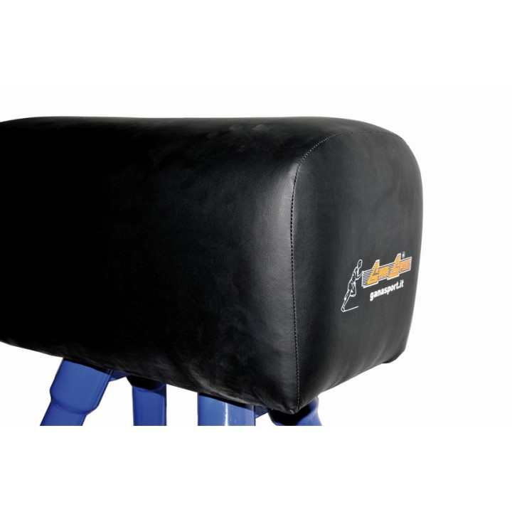 Vaulting leapfrog in synthetic leather