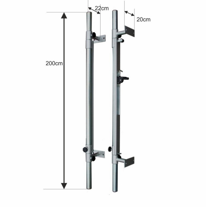 Galvanized Steel Wall Volleyball System