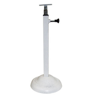 Height-adjustable floor stand for ballet barre