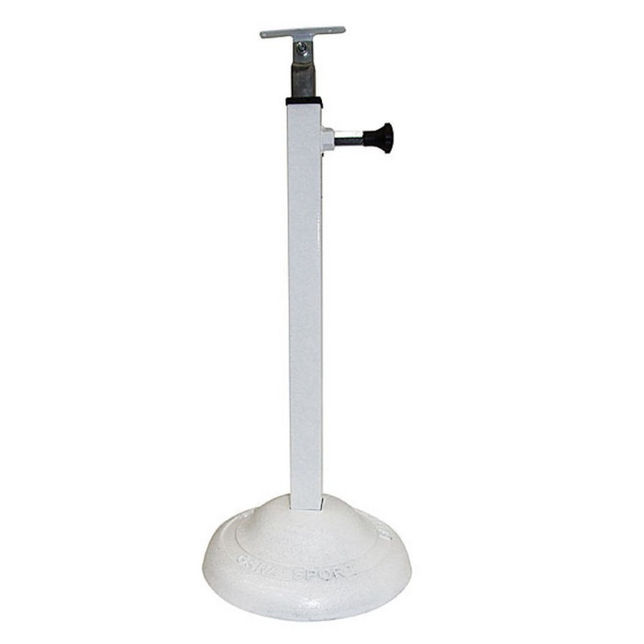 Height-adjustable floor stand for ballet barre