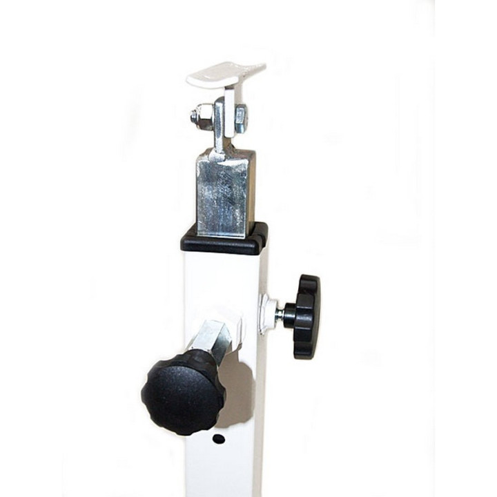 Height-adjustable floor stand for ballet barre