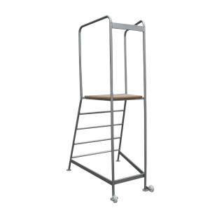 Painted steel volleyball referee stand