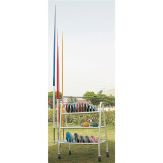 Trolley for throwing equipment - discus, weights and javelins