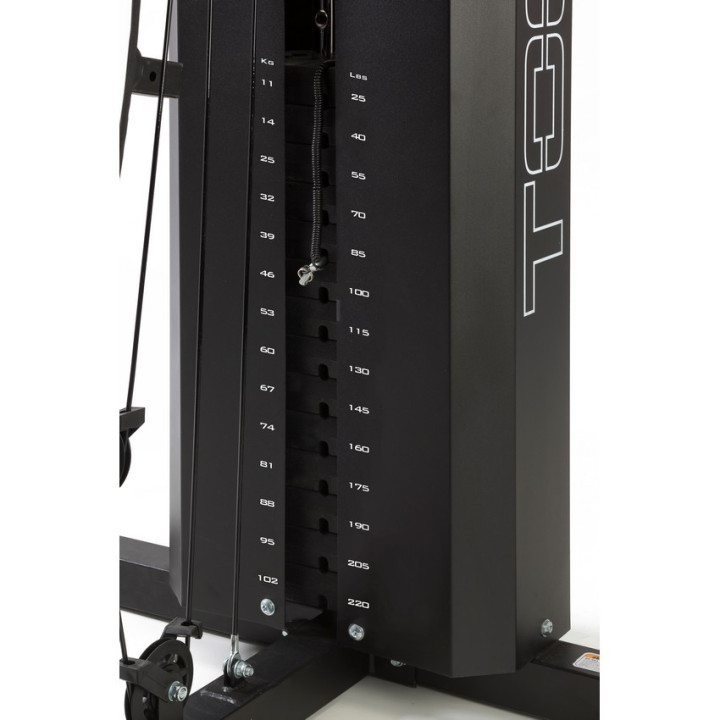 Stazione multifunzione Toorx Msx-70 pacco pesi 102 kg salvaspazio