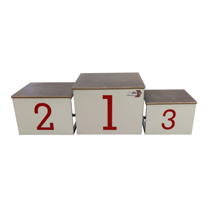 Athlete Award Ceremony Podium with three space-saving steps