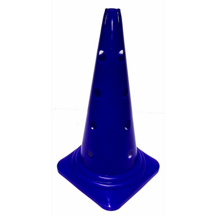 Perforated PVC cone for proprioceptive gymnastics and space delimitation