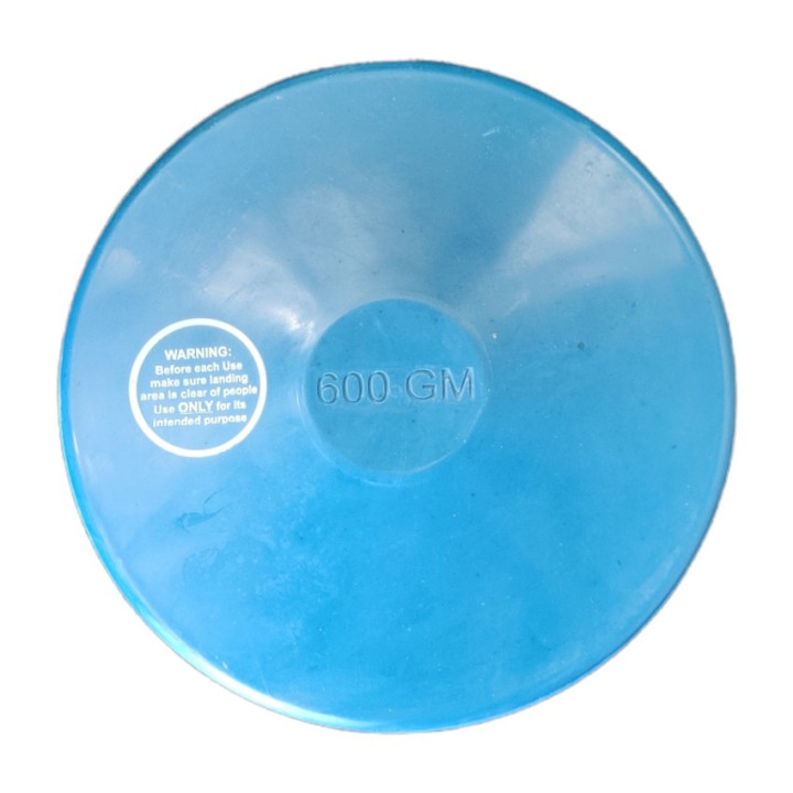 Rubber throwing disc 600 g