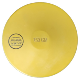 Rubber throwing disc 750 gr