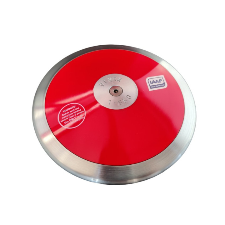 Disco da lancio da gara in acciaio Kg 1,5 Vinex High Spin Omologato IAAF