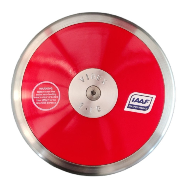 Disco da lancio da gara in acciaio Kg 1 Vinex High Spin Omologato IAAF