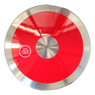 Throwing disc with adjustable weight from 1,750 kg to 2.20 kg