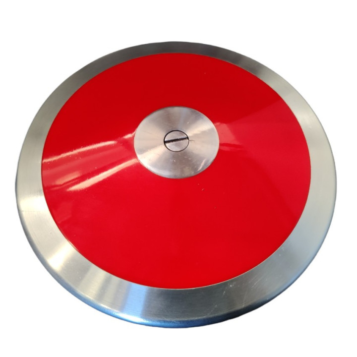 Throwing disc with adjustable weight from 750 gr to 1.20 kg