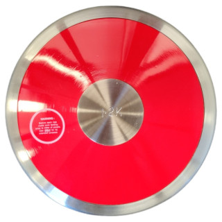 Throwing disc with adjustable weight from 750 gr to 1.20 kg