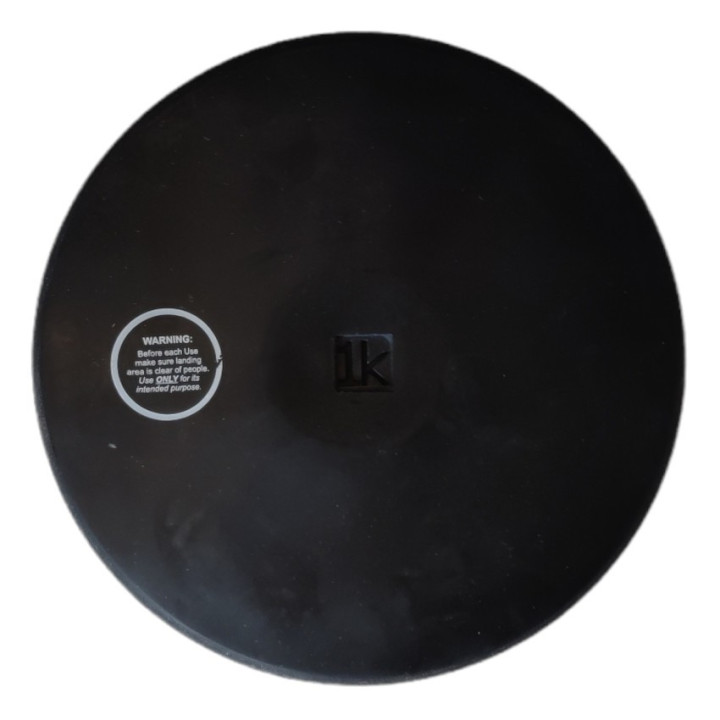 Rubber throwing disc 1 kg