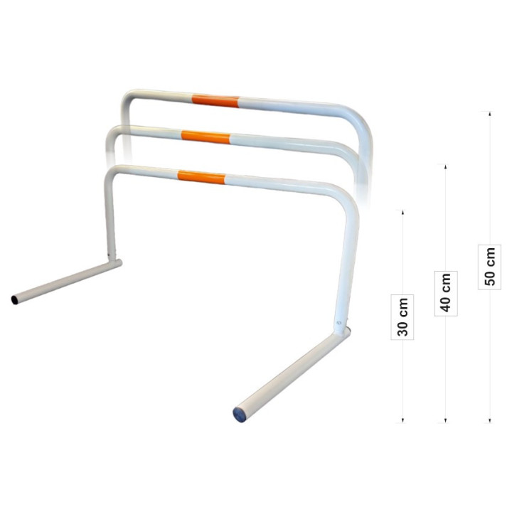 Steel training obstacle, adjustable height 30-40-50 cm
