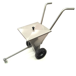 Carrello traccia linee a polvere