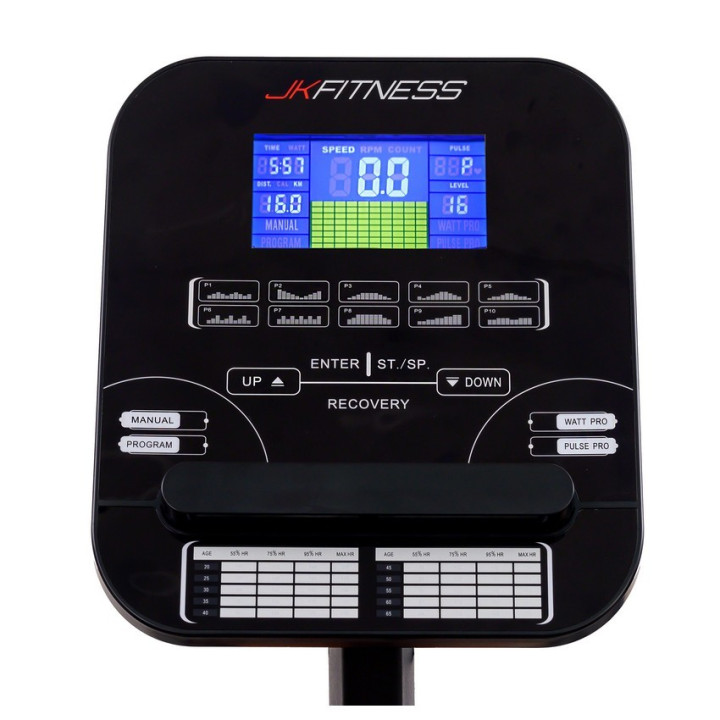 Ellittica Elettromagnetica Programmabile JK Fitness 418