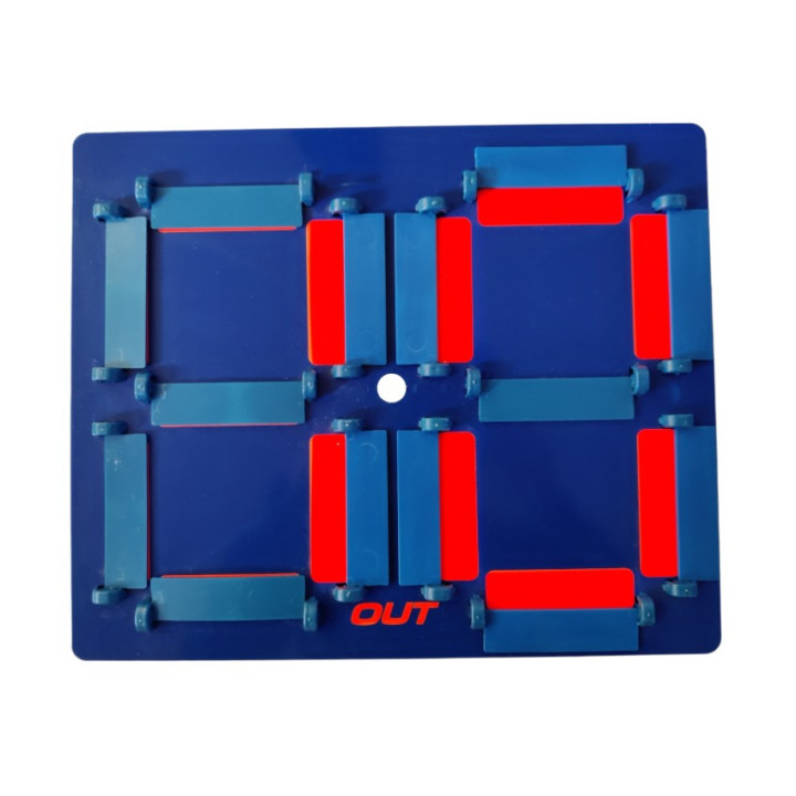 Tabellone per Cambio Giocatori Bifacciale | Lavagna Sostituzioni