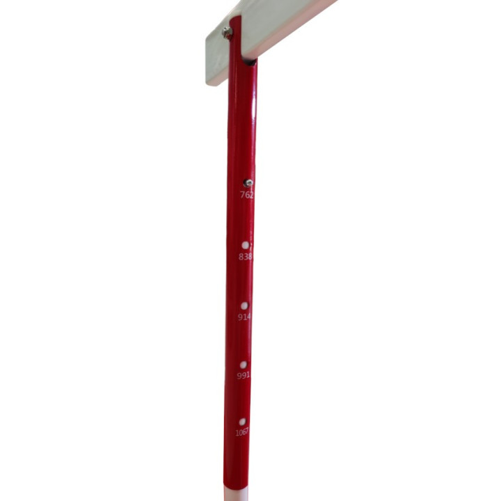 World Athletics approved adjustable steel racing hurdle