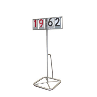 Segnapunti manuale girevole con base a 4 cifre