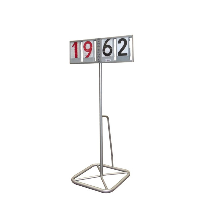 Segnapunti manuale girevole con base a 4 cifre