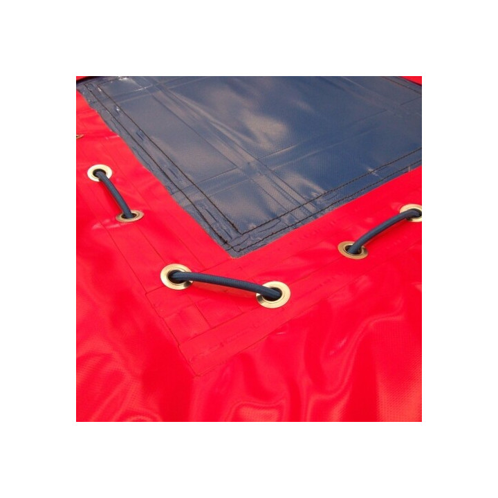 Tilting elastic trampoline for artistic gymnastics - 120x120 cm