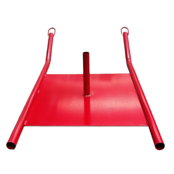 Towing sled for athletics and cross training with nylon belt