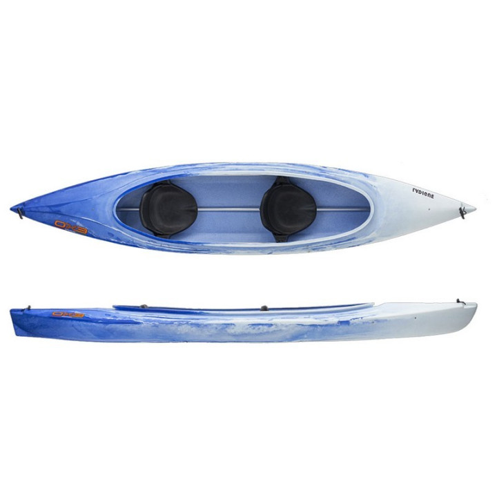 Open two-seater kayak LADIGUE