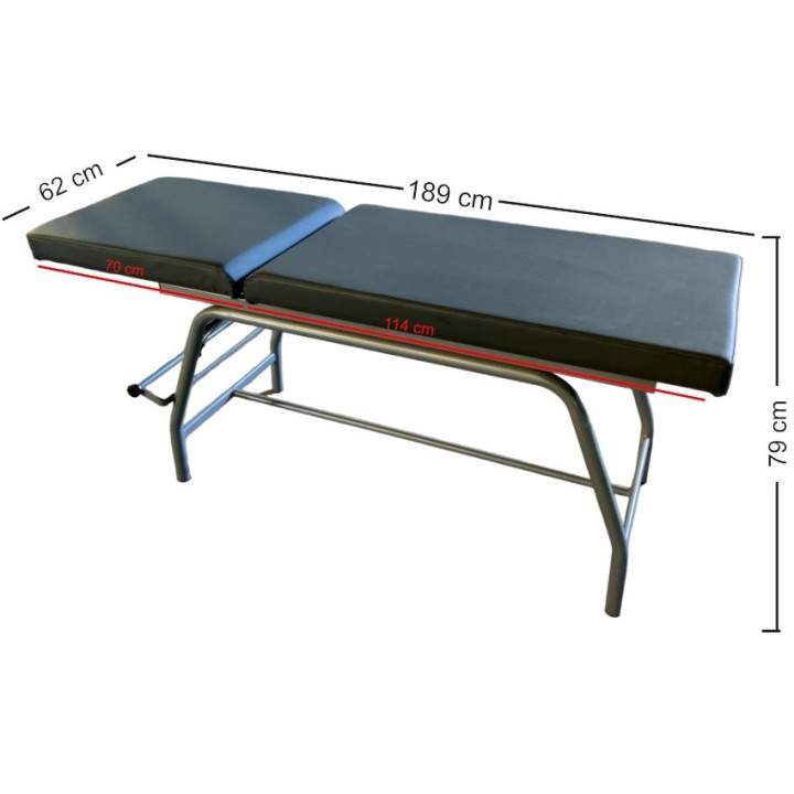 Medical Examination Couch for Infirmary with Roll Holder