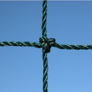 Ball stop net for fencing sports fields with 2 mm square mesh