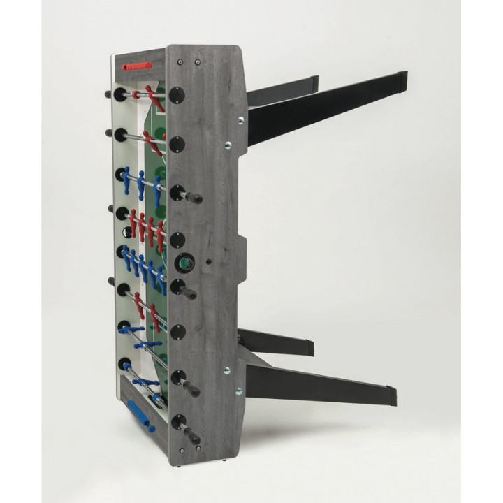 Calcio Balilla Garlando Champion rovere grigio con aste uscenti